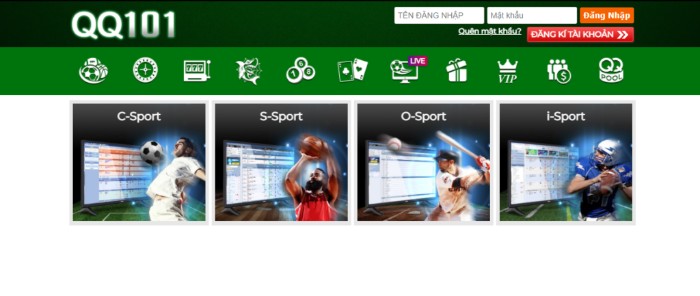 Cá cược thể thao luôn là thế mạnh của các nhà cái và QQ101 cũng không ngoại lệ