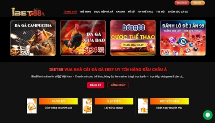 Nhà cái tặng 100k Ibet88 - Điểm đến cá cược đỉnh cao