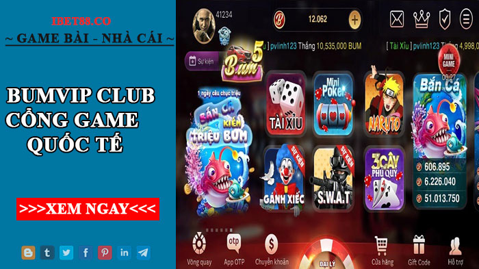 Bumvip club cổng game quốc tế có mặt trên đa nền tảng