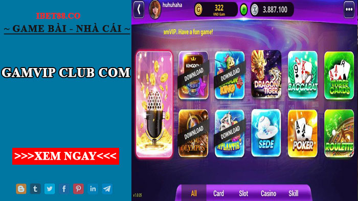 Gamvipclub.com - Cổng game hàng đầu Việt nam hiện nay