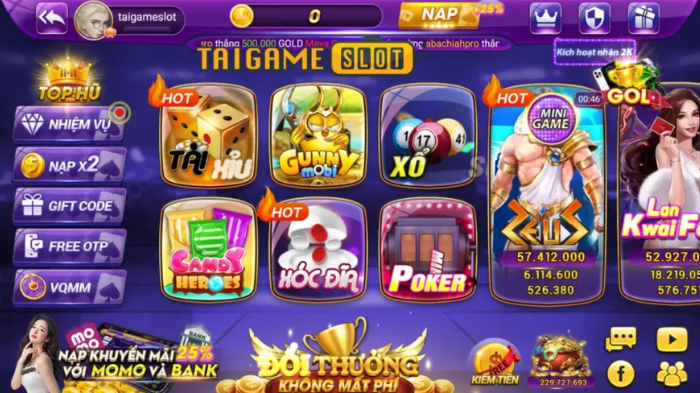 Những thể loại game mà nhà cái này cung cấp 