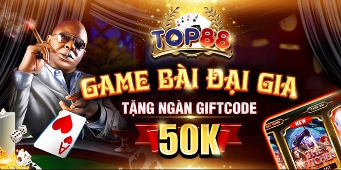 Top88 - hội tụ một lượng lớn các tựa game nổi tiếng.