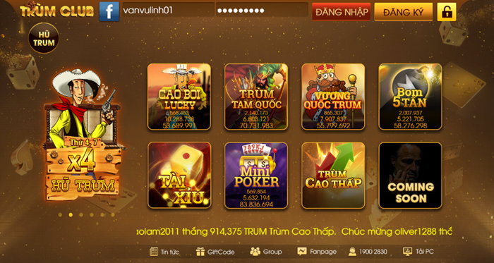 Trumclub – Game hay vào trải nghiệm ngay